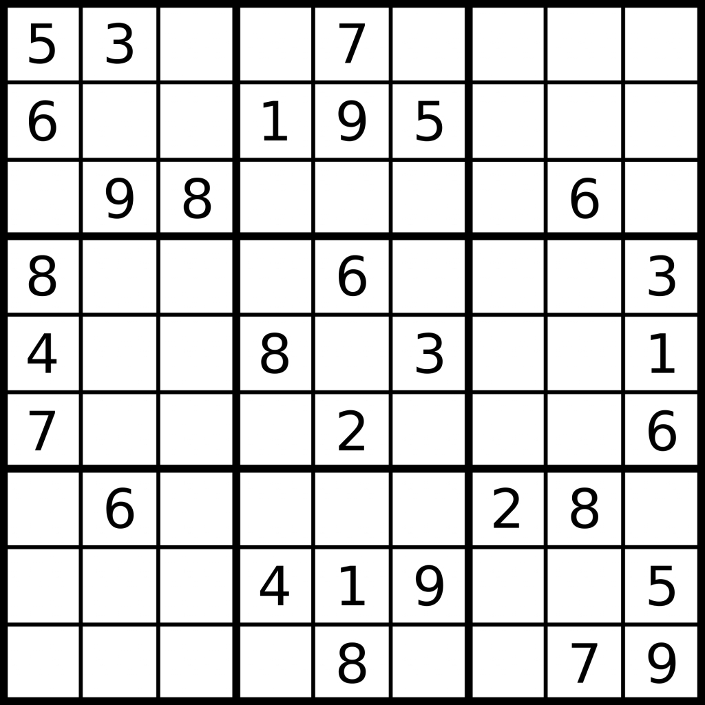 1 Million Sudoku Games | Kaggle | Printable Sudoku 99