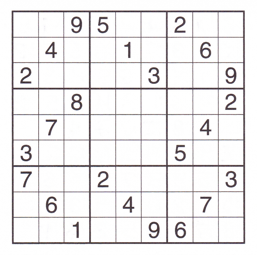 12 Best Photos Of Printable Sudoku Sheets - Printable Sudoku Puzzles | Printable Sudoku 4 On A Page