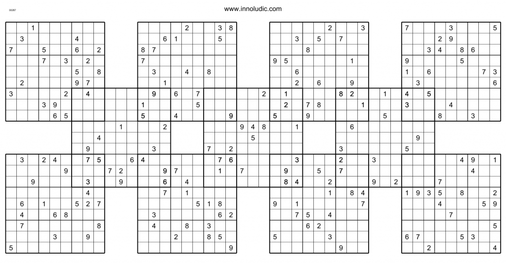 25X25 Sudoku Puzzles With Answers | Www.topsimages | Printable 25X25 Sudoku Puzzles