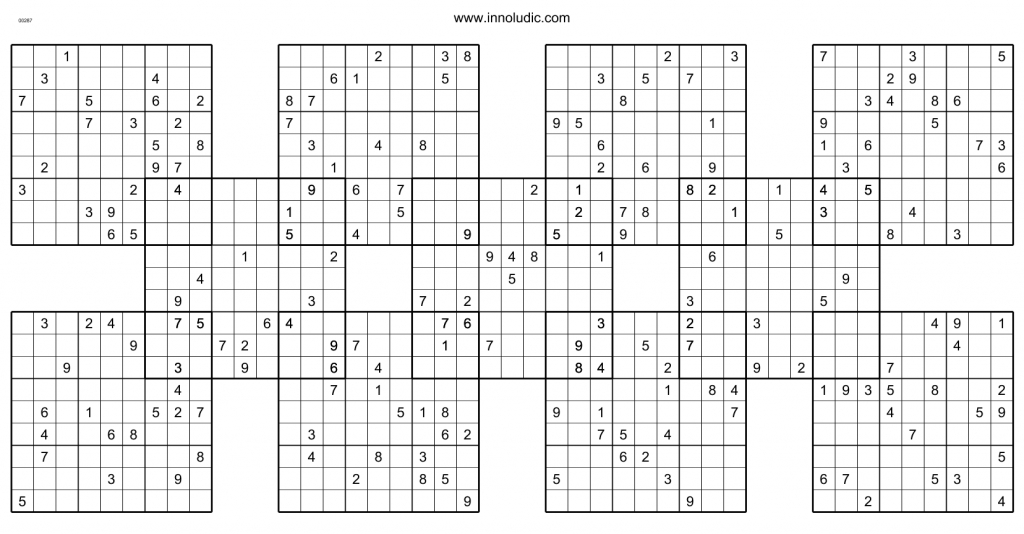 25X25 Sudoku Puzzles With Answers | Www.topsimages | Printable Sudoku 25X25