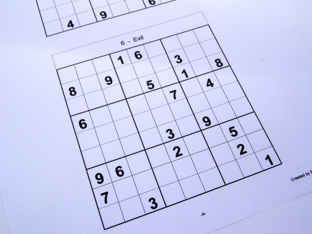 6 Puzzles Per Page – Free Sudoku Puzzles | Free Printable Sudoku- 8 Per Page