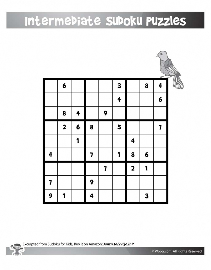 9X9 Sudoku For Kids | Woo! Jr. Kids Activities | 9 X 9 Sudoku Printable