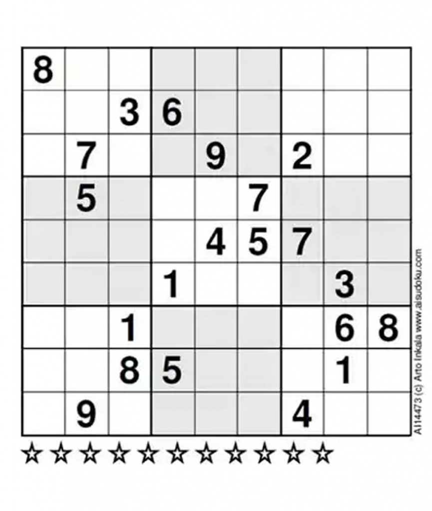 A Finnish Mathematician Claimed That This Is The Most Difficult | Printable Sudoku Extremely Hard