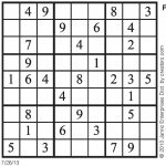 About 'sudoku Daily'|Daily Sudoku – 3/31/09 ~ Tory Kost's Blog | Daily Sudoku Printable Version