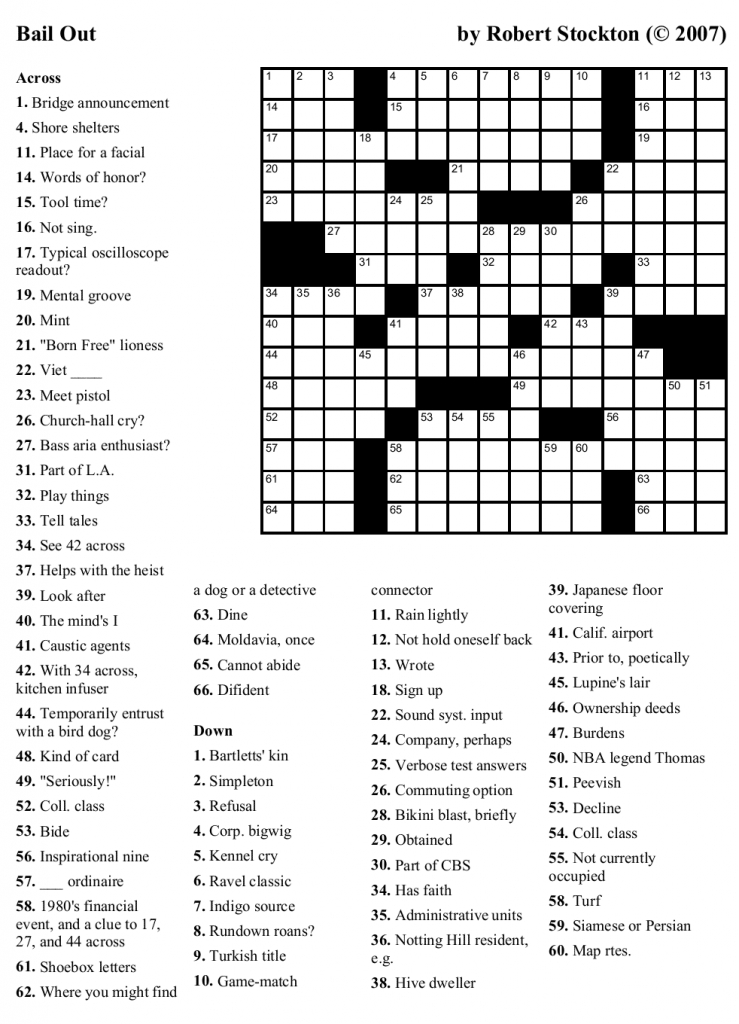 Beekeeper Crosswords | Printable Sudoku Easy #8