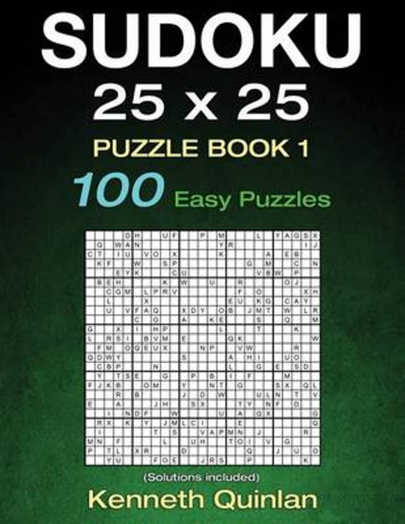 Bol | Sudoku 25 X 25 Puzzle Book 1, Kenneth Quinlan | Printable Sudoku 25X25 Numbers