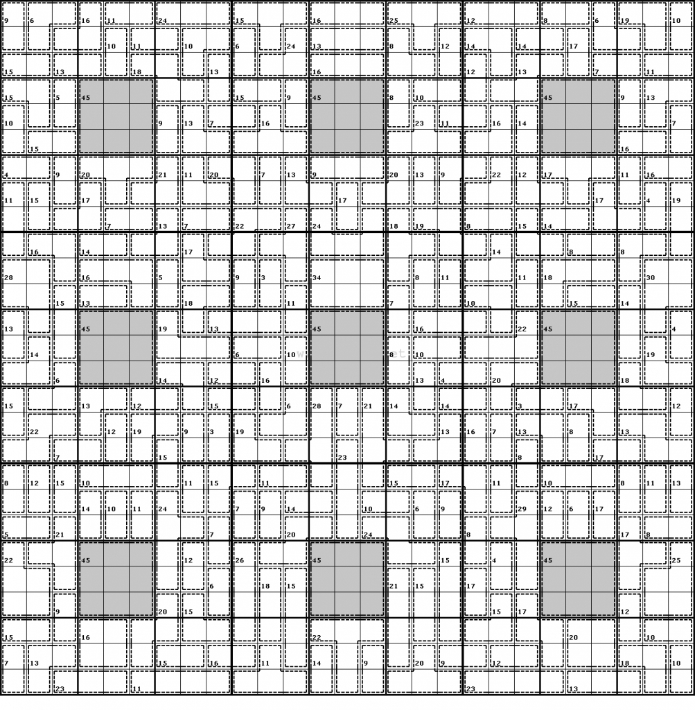 Clueless Killer Sudoku #2 | Printable Sudoku Puzzles Medium #3