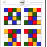 Color Sudoku For Kids | Math Worksheets | Printable Color Sudoku