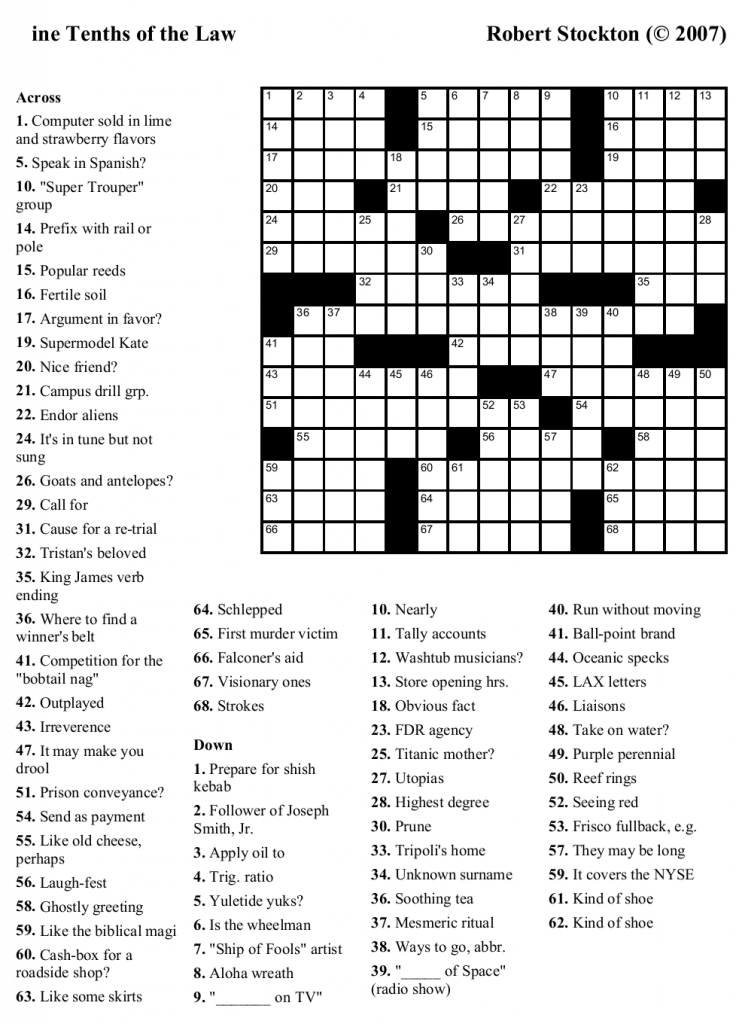 nyt best crosswords