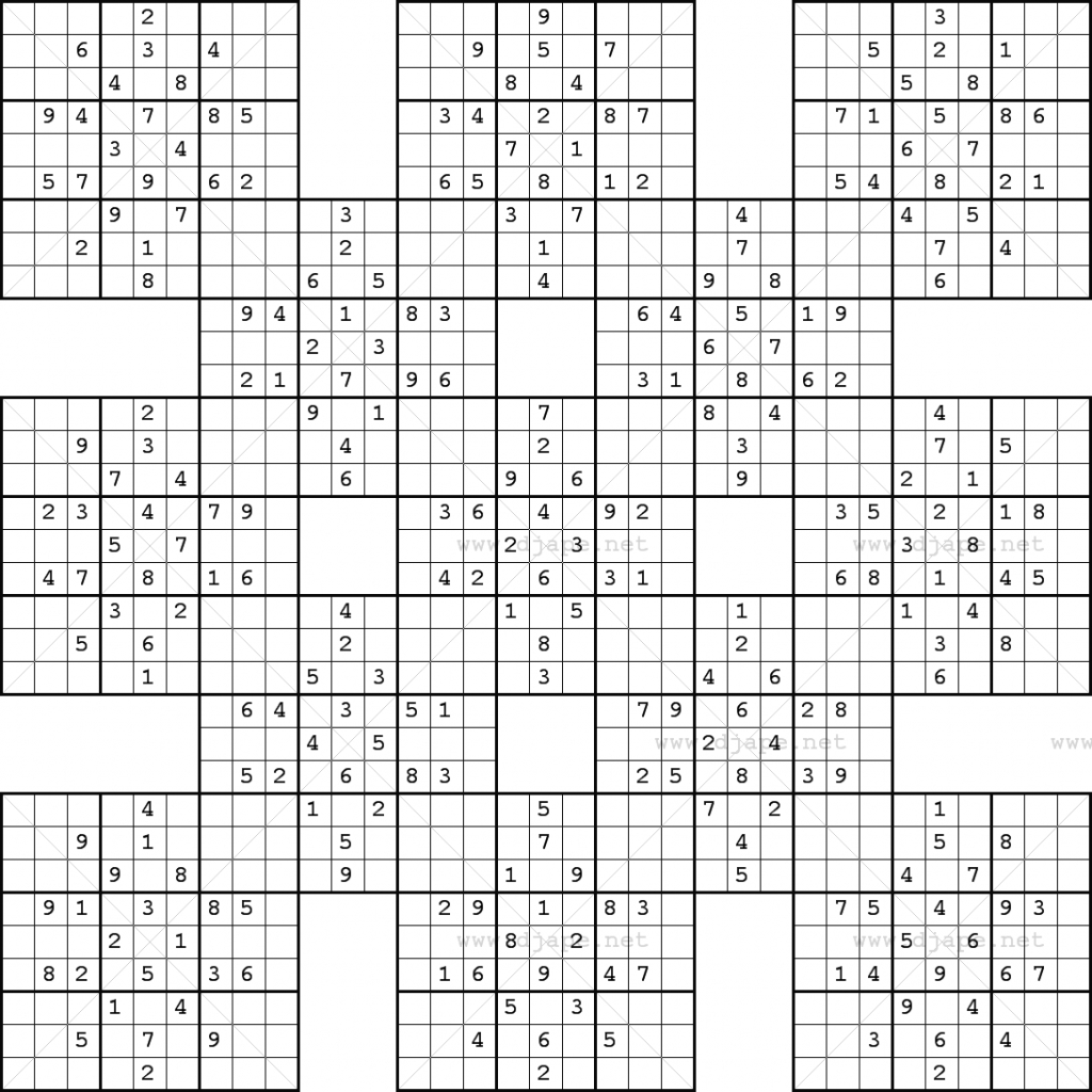 free large printable sudoku puzzles