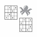 Easy Level 4X4 Sudoku For Kids | Woo! Jr. Kids Activities | Printable 4X4 Sudoku Puzzles