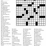 Easy Printable Crossword Puzzles | Crossword | Printable Crossword | Free Printable Sudoku Splash Zone