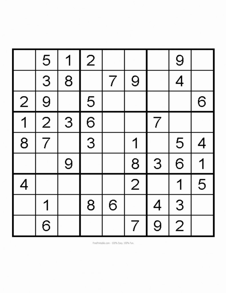 easy sudoku for beginners printable