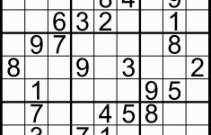 Printable Sudoku Very Easy