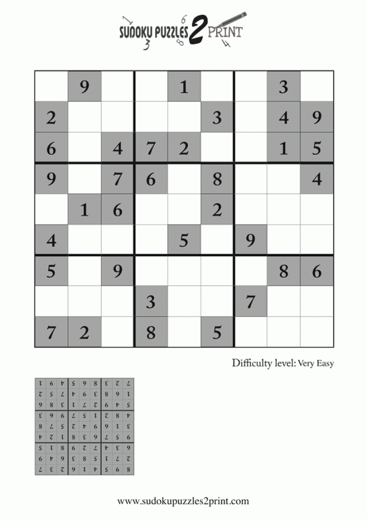 Easy Sudoku Printable - Canas.bergdorfbib.co | Printable Sudoku Easy With Answers