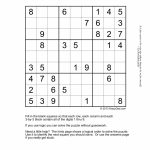 Easy Sudoku Printable   Canas.bergdorfbib.co | Printable Sudoku With Pencil Marks