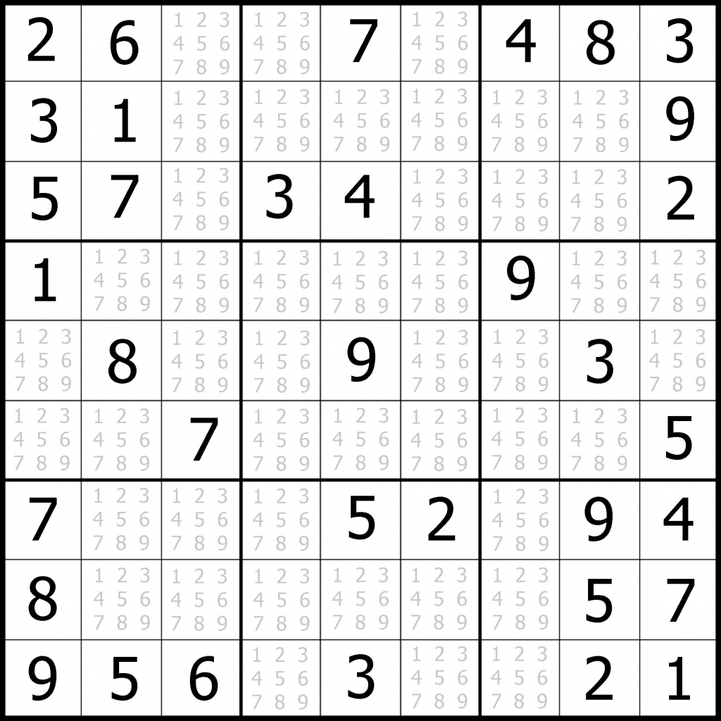 Easy Sudoku Printable | Kids Activities | 1 Sudoku Printable