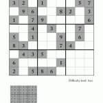 Easy Sudoku Puzzle To Print 1 | 1 Sudoku Printable