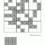 Easy Sudoku Puzzle To Print 6 | 6 Printable Sudoku