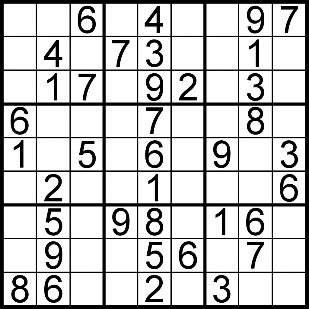 Easy Sudoku Puzzles Printable (95+ Images In Collection) Page 1