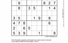 Printable Sudoku Krazydad