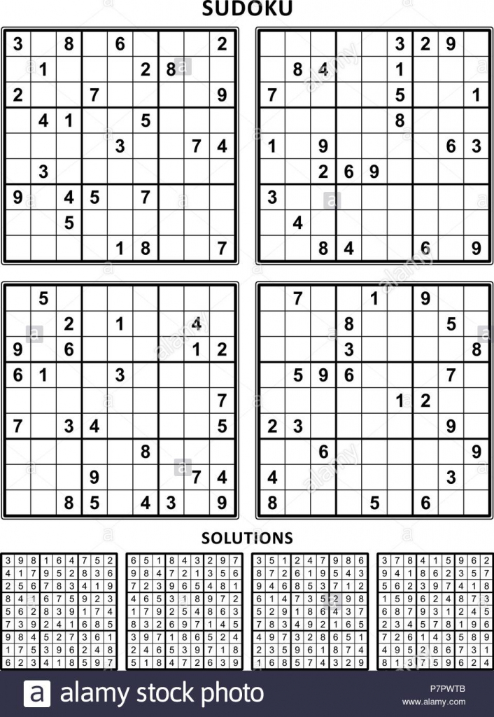 Four Sudoku Puzzles Of Comfortable (Easy, Yet Not Very Easy) Level | Printable Letter Sudoku Puzzles