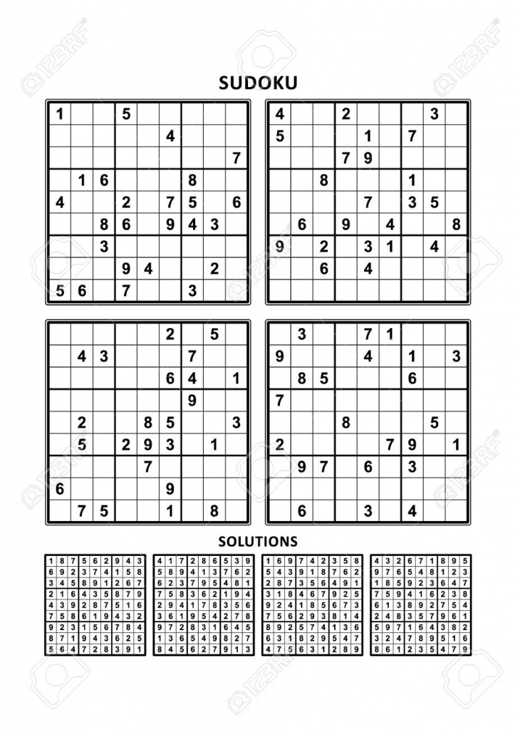 Four Sudoku Puzzles Of Comfortable (Easy, Yet Not Very Easy | Printable Sudoku Puzzles Free Millions