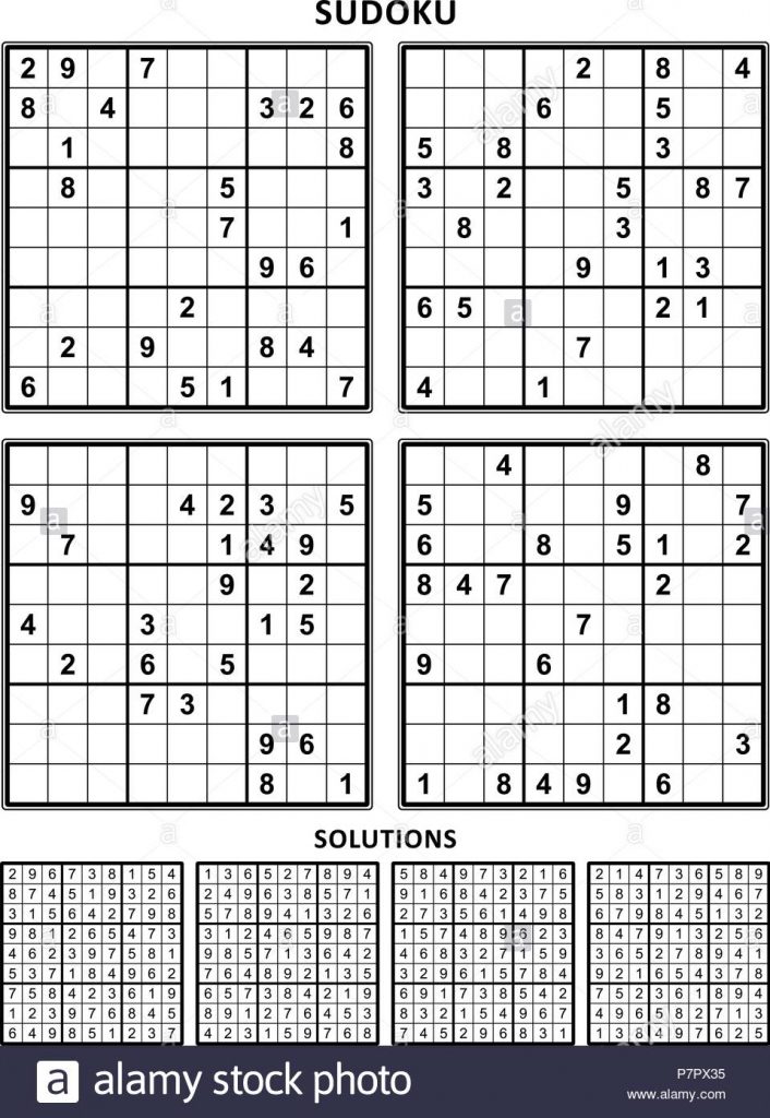 sudoku printable 4 per page