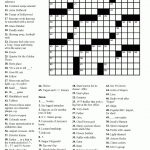 Free Printable Crossword Puzzles Easy For Adults | My Board | Printable Sudoku Usa Today