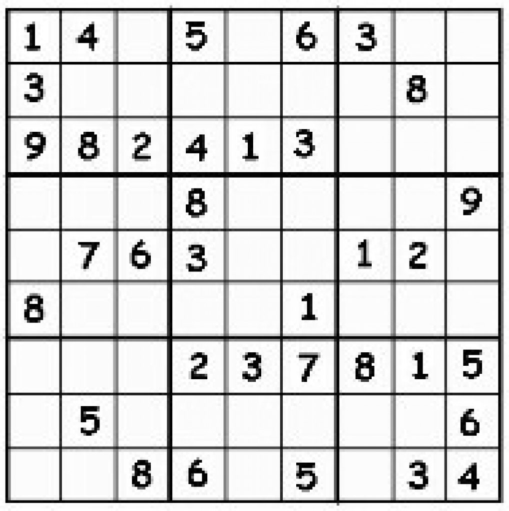 Free Printable Sudoku | Free Printable | Free Printable Sudoku Livewire Puzzles
