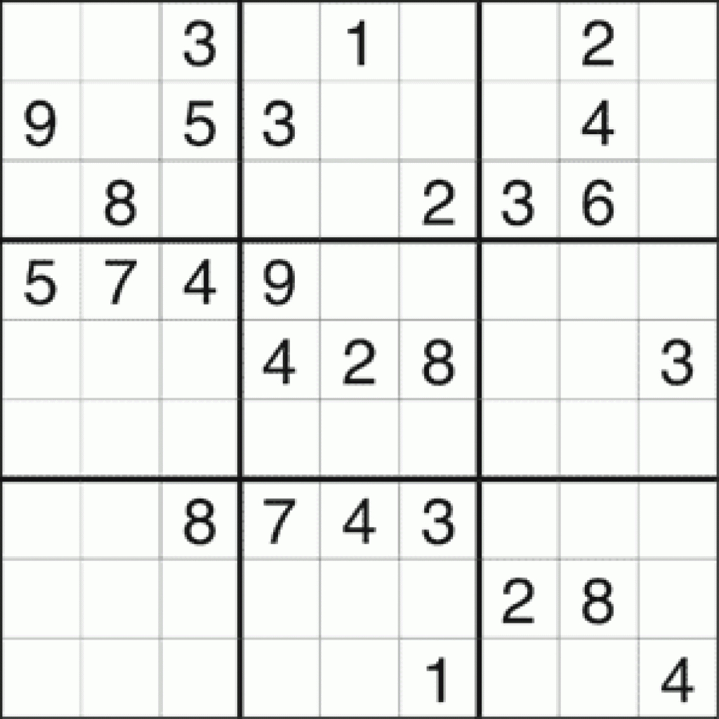 Free Printable Sudoku | Free Printable | Printable Sudoku Livewire