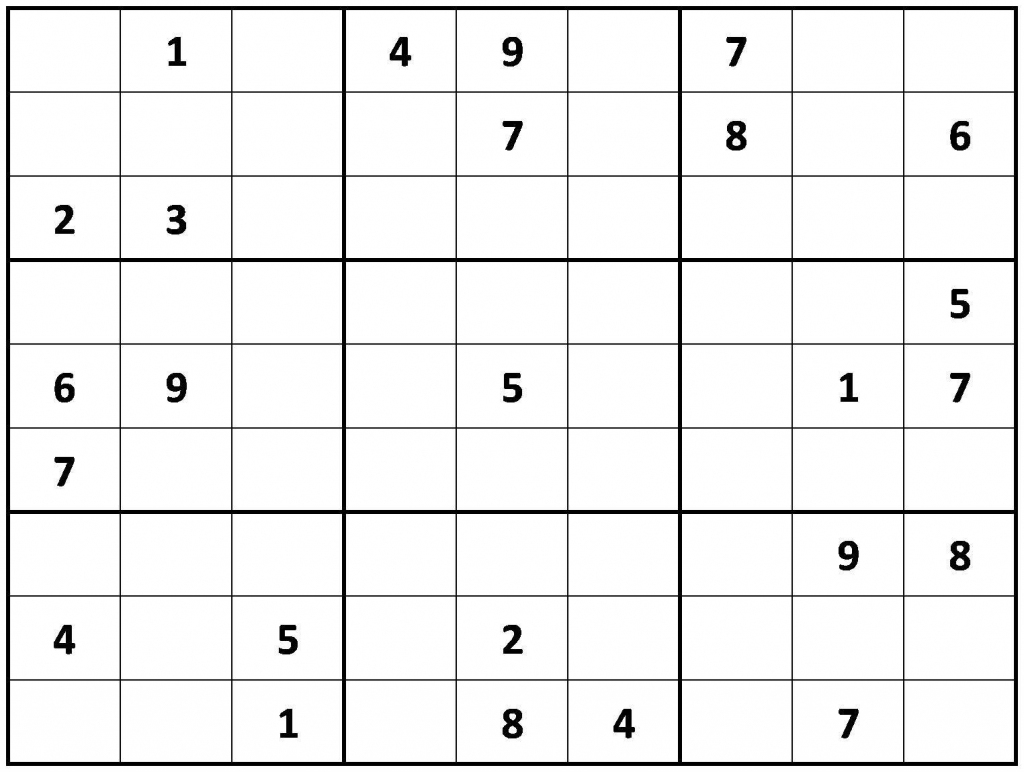 Free Printable Sudoku Pdf – Orek | Printable Sudoku Paper