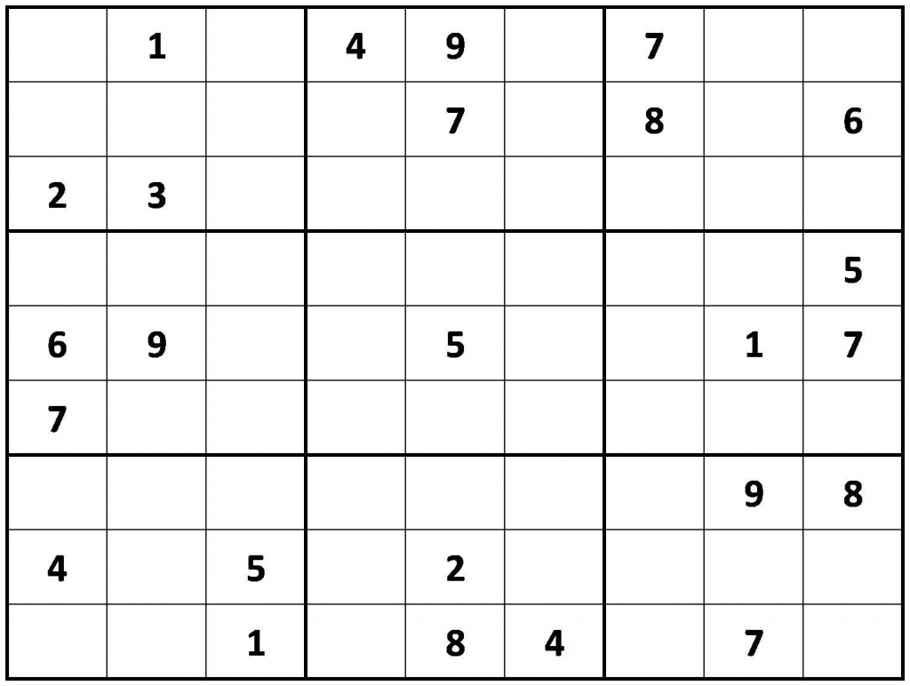 Free Printable Sudoku Pdf – Orek | Printable Sudoku Paper | Printable ...