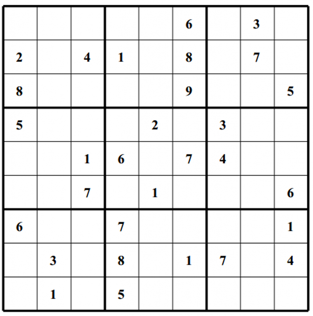 Free Sudoku Puzzles | Enjoy Daily Free Sudoku Puzzles From Walapie | Printable Sudoku Blank Puzzle Form