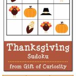 Free Thanksgiving Sudoku Printables | Thanksgiving | Pinterest | Free Printable Thanksgiving Sudoku
