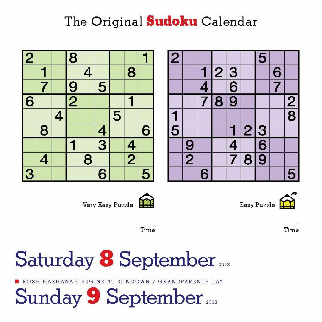 Happy International Sudoku Day! Page-A-Day | Printable Sudoku Of The Day