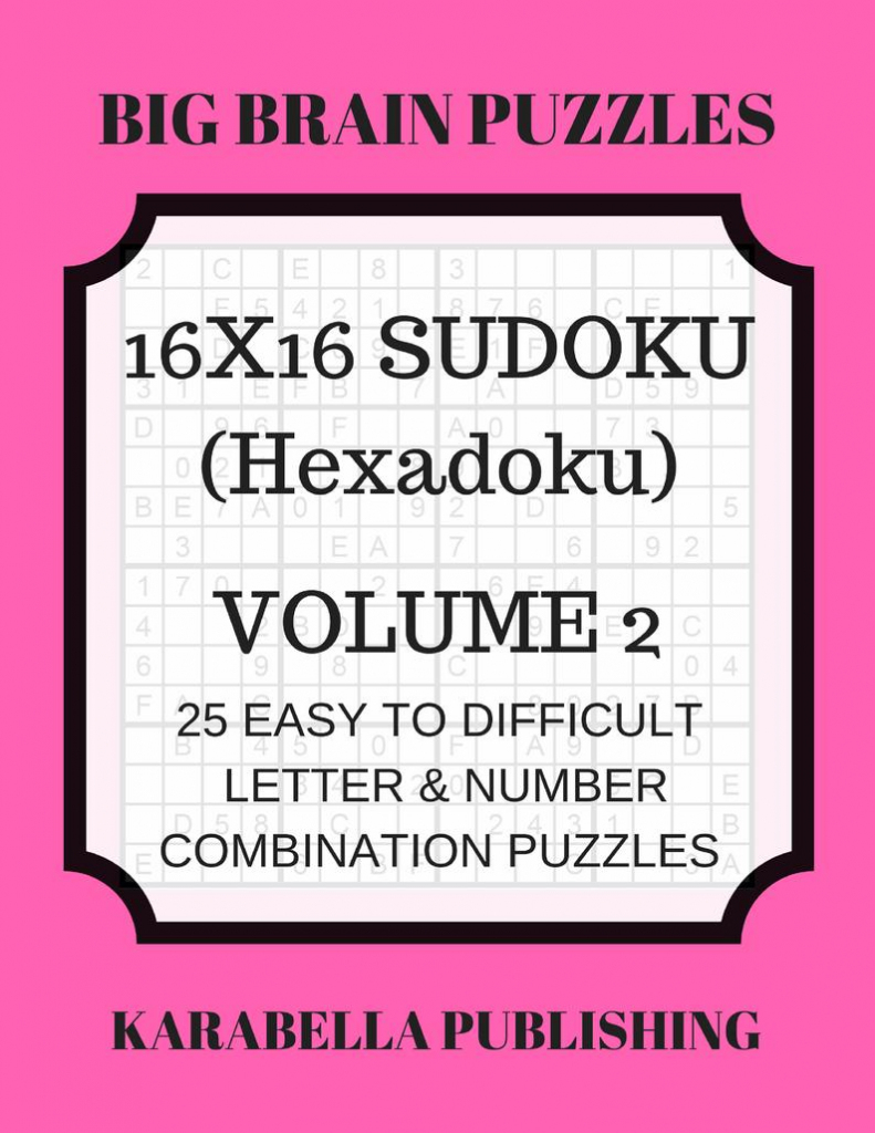 Hexadoku Sudoku 16X16 16X16 Sudoku Sudoku Print Mega | Etsy | Printable Sudoku 16X16