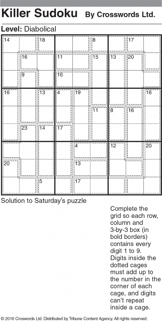 How To Solve Diabolical Sudoku | Printable Sudoku Diabloic Puzzles