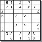 Images :free Sudoku Printable Sheets , Gallery For > Medium Sudoku | Printable Ninja Sudoku