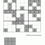 Intermediate Sudoku Puzzle 6 | Printable Sudoku Intermediate