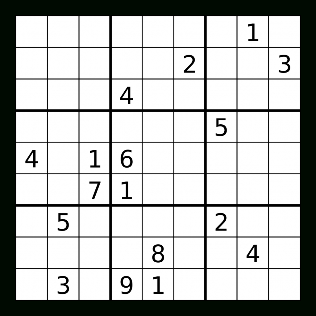 Is A &amp;#039;legit&amp;#039; Sudoku Puzzle Supposed To Be Symmetrical? - Puzzling | Printable Sudoku Fill Ins