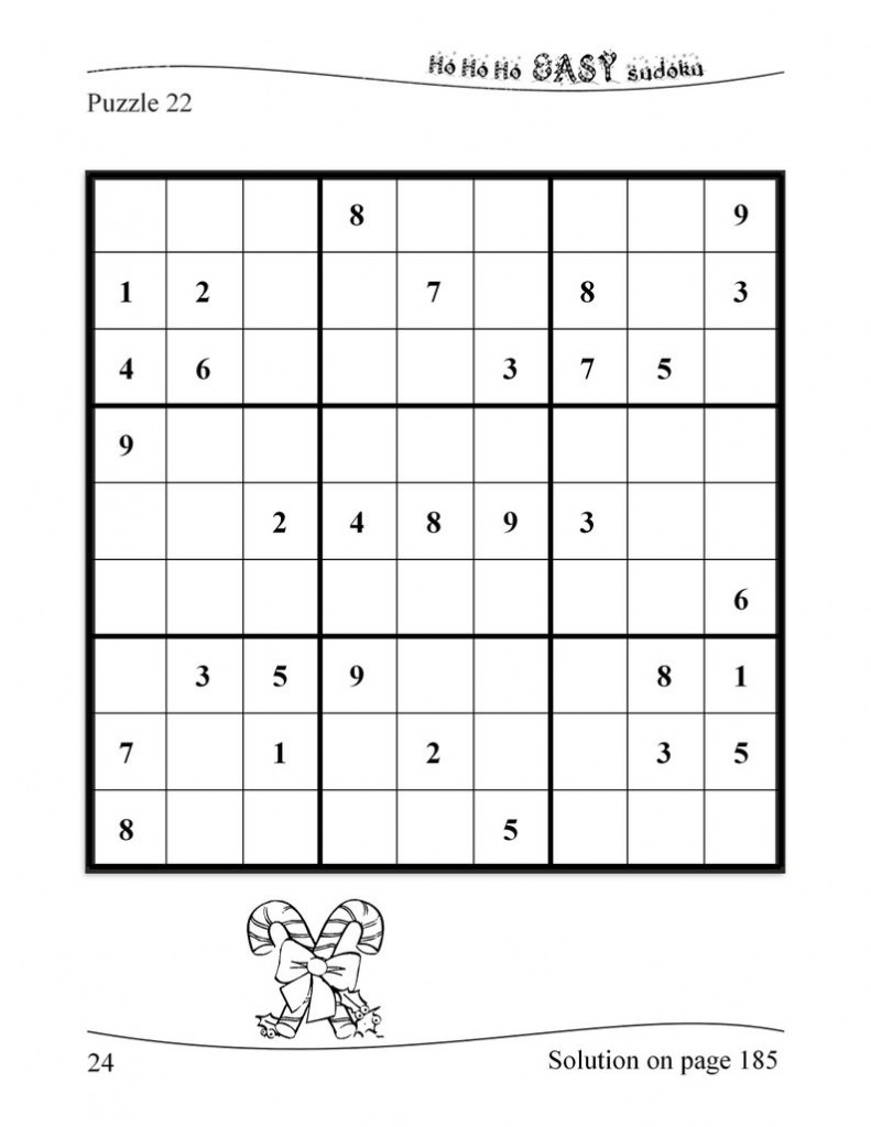 Large Print Sudoku Christmas 180 Easy To Hard Puzzles: | Etsy | Printable Sudoku 2 Per Page Blank