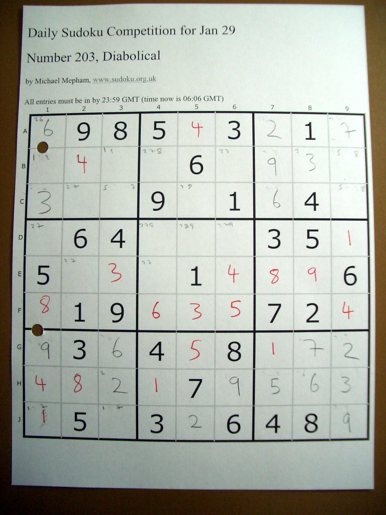 List Of Synonyms And Antonyms Of The Word: Diabolical Sudoku | Printable Sudoku Diabolic