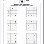 Magic Square Puzzles This Page Has 3X3, 4X4 And 5X5 Magic Square | Printable Sudoku 5X5