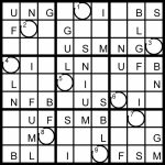 Magic Word Square: February 2011 | Word Sudoku Printable Download