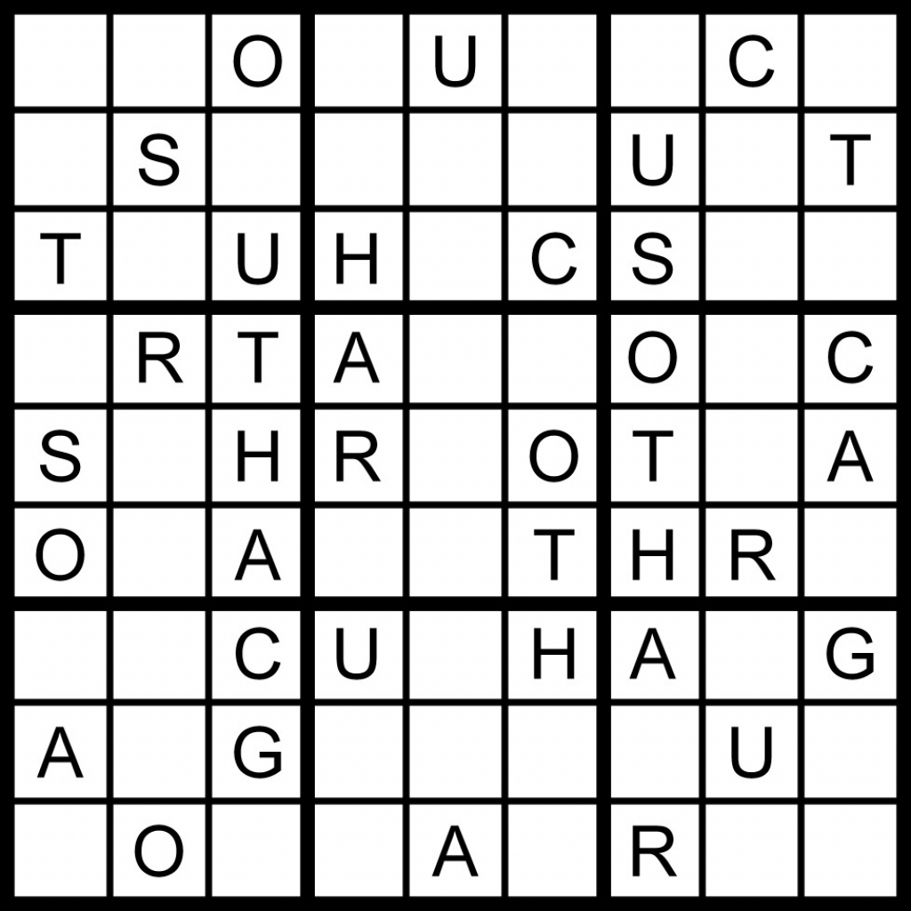 Magic Word Square: January 2011 | Printable Diagonal Sudoku