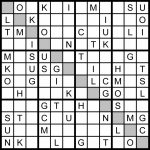Magic Word Square: July 2011 | Printable Sudoku 8X8