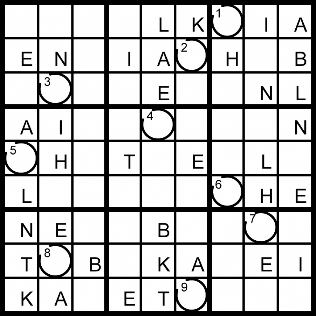 Magic Word Square: New Word Sudoku (Swifty Sudoku!) Puzzles For | Sudoku 2X3 Printable