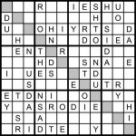 Magic Word Square: Sunday Challenge: New Word Sudoku Puzzle For | Printable Sudoku Challenger Puzzles