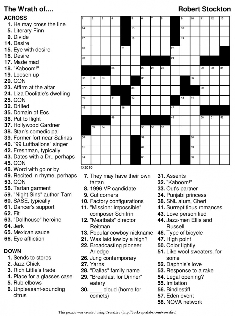 Marvelous Crossword Puzzles Easy Printable Free Org | Chas&amp;#039;s Board | Printable Sudoku And Word Search Puzzles